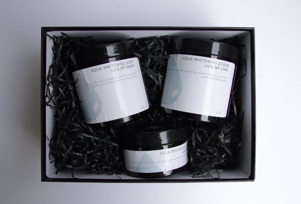مجموعة اكواوايت للعناية بالجسم