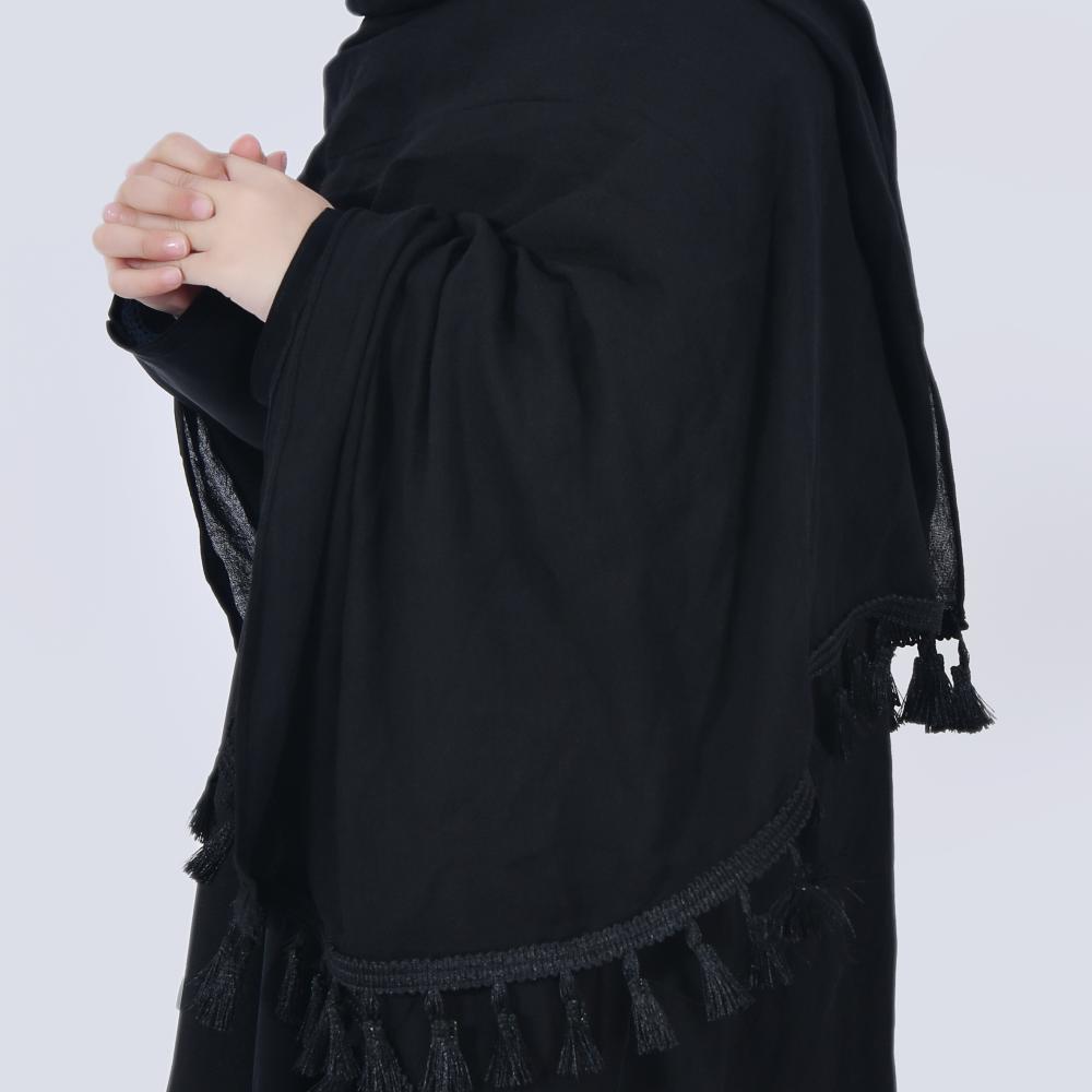 شال  أسود هندي  خفيف