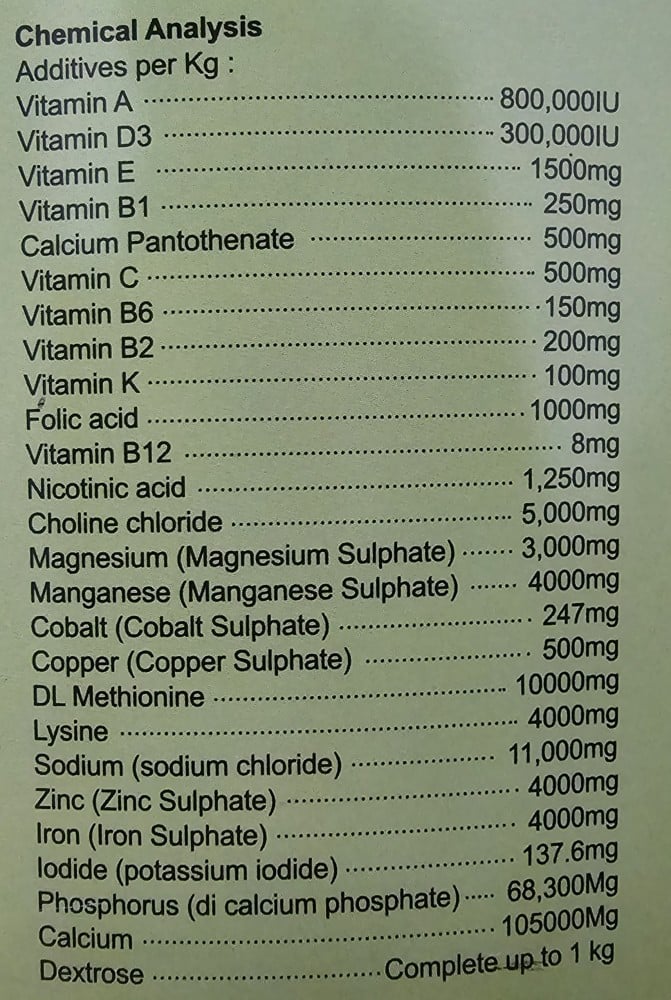 Vita M 4 kg provides the body with vitamins and minerals, strengthens the immune system and reduces stress