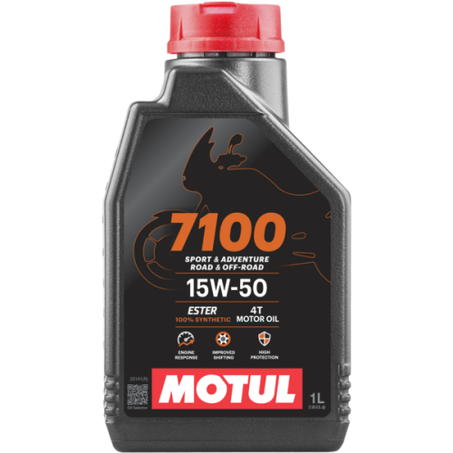 زيت دراجات موتول 7100 4T 15W50 1L