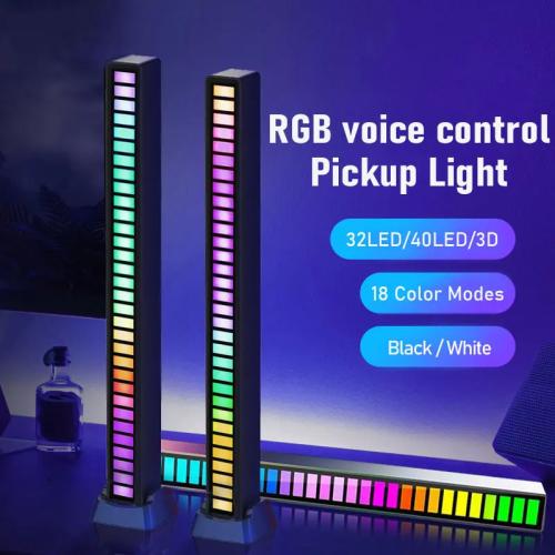 مصباح LED ذكي للتحكم في الصوت من سيمفونية RGB