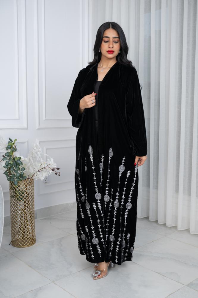 عباية مخمل  شتوية مميزة