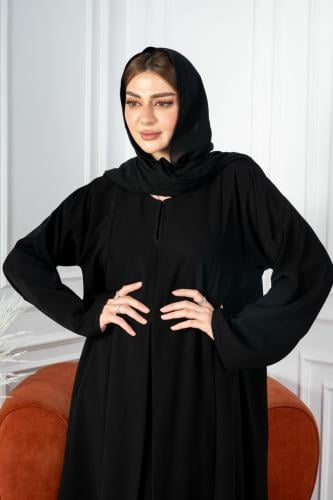 عبايه كلوش ساده راقيه