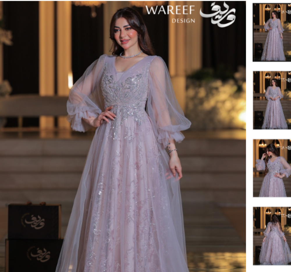 فساتين سهرة لحمي