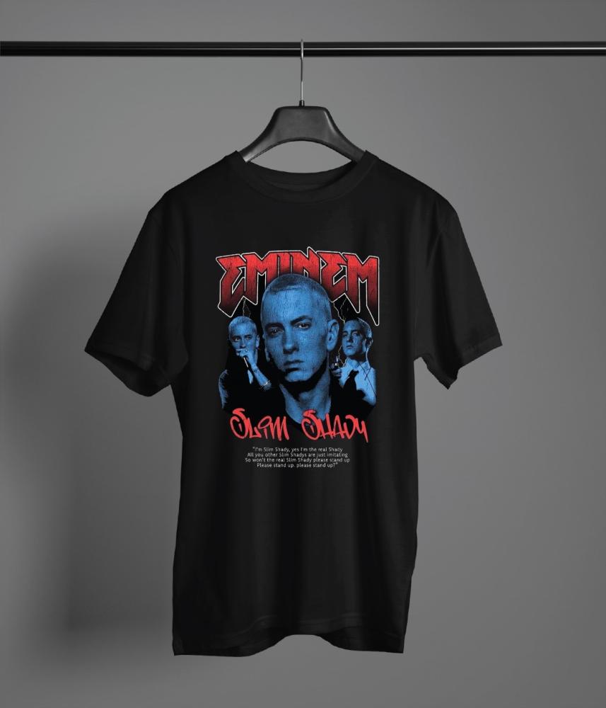 EMINEM Blue skin T-shirt Trendyxfashion