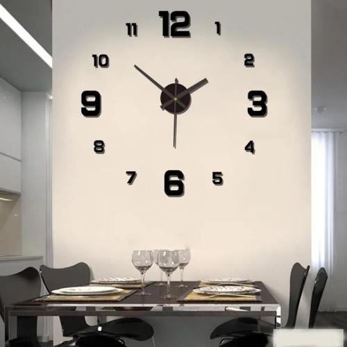 ساعة حائط ثلاثية الأبعاد بتصميم عصري
