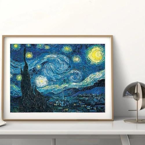 طقم طلاء ماس DIY بتصميم "السماء المرصعة بالنجوم" م...