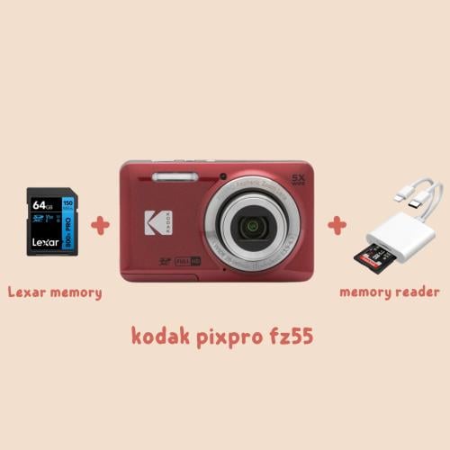 kodak pixpro fz55 + ذاكرة 64GB