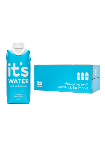 منتج مجاني: It's Water 330 ml