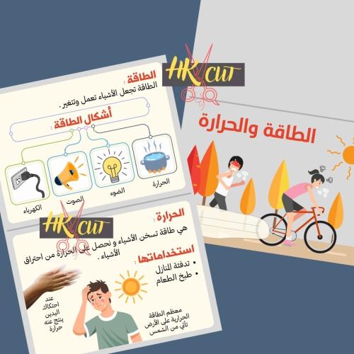 الطاقة والحرارة - اولى ابتدائي ف 3
