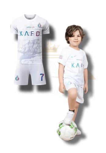 طقم النصر الأبيض الجديد 2024 ولادي