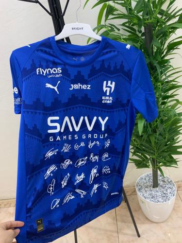 تيشيرت الهلال بتوقيع الاعبين الجديد2025-2026