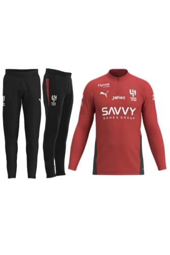 طقم تمارين الهلال الاحمر سويتر مع سروال طويل الجديد25-26