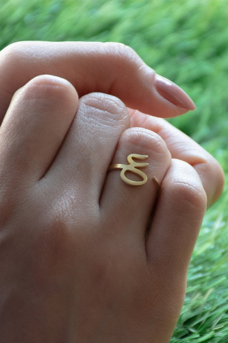 خواتم أنيقة حروف العربي بشكل جميل