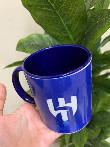 كوب بشعار الهلال لون ازرق