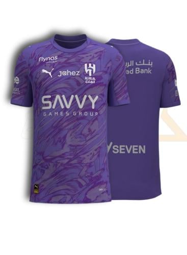 تيشيرت حارس الهلال بونو البنفسجي