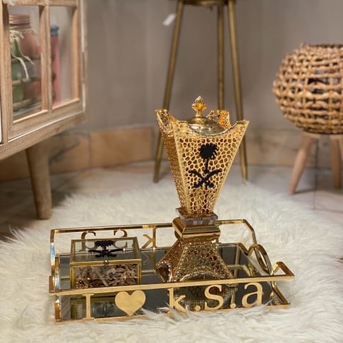 مبخرة المملكة مربع تصميم فاخر