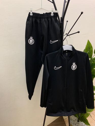 طقم تمارين نادي النصر جاكيت مع سروال طويل