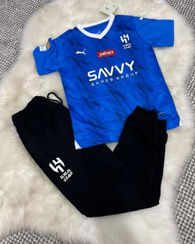 طقم الهلال تيشيرت مع سروال طويل-النجم