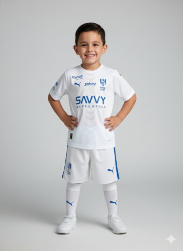 طقم الهلال الأبيض ولادي  الجديد 2026