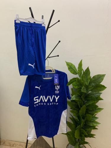 طقم تمارين نادي الهلال الأزرق الجديد25-26