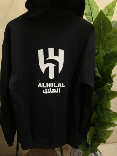 جاكيت شتوية بشعار نادي الهلال خلف