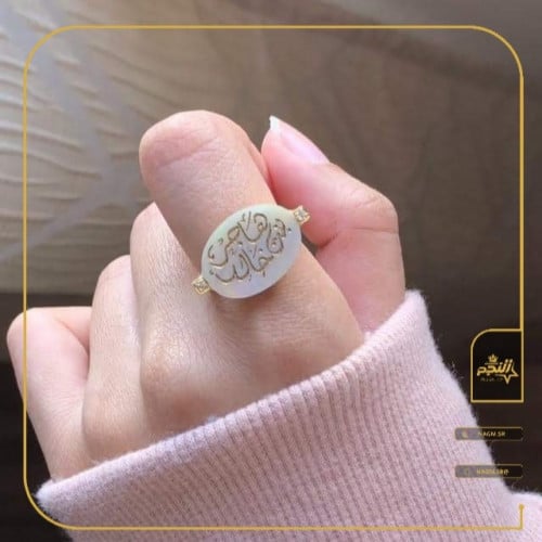 خاتم ملكي فضه خالص  ايطالي عيار 925