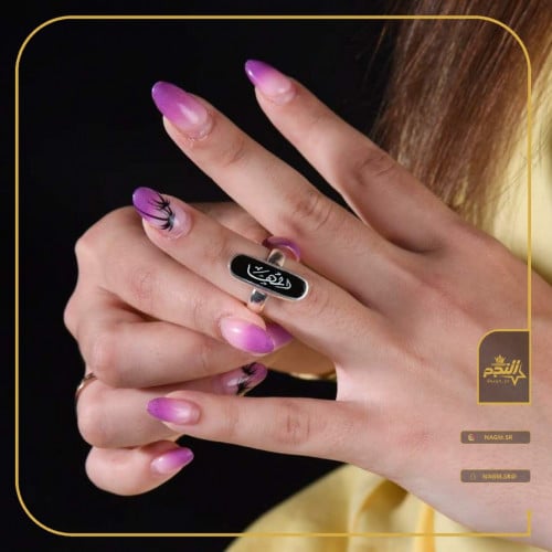 خاتم ملكي فضه خالص ايطالي  عيار 925