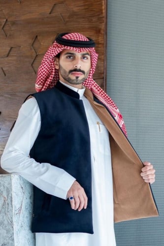 سديري رجالي جهتين لون كحلي وبني- متجر النجم