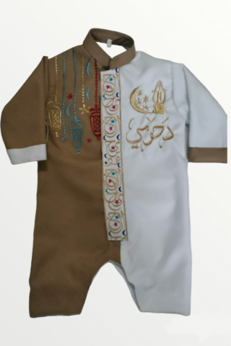 بربتوز شالكي للمواليد بتطريز جميل