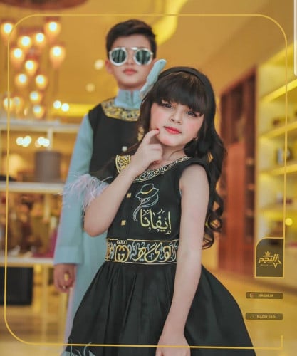 فستان بناتي موديل الحروف