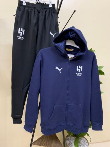 جاكيت شتوي بشعار الهلال الجديد2025 جاكيت/سروال طويل