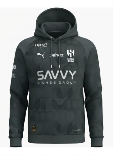 بلوفر شتوي نادي الهلال الرمادي الجديد 25-26