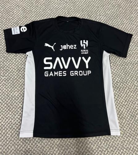 تيشيرت التدريب الهلال لون اسود  الجديد 25 /24 طقم او تيشيرت