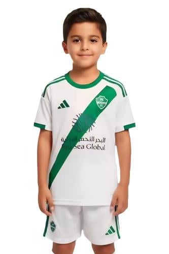 طقم اطفال الاهلي السعودي الجديد 25-26