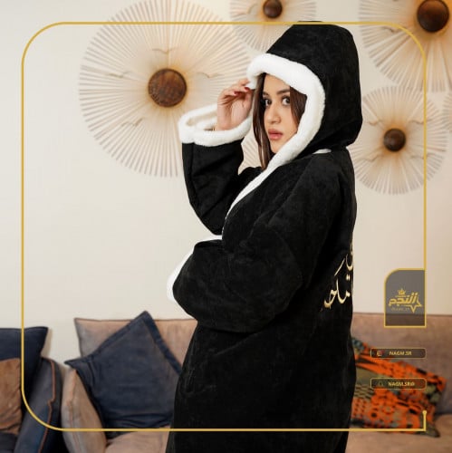 فروة شتوية باجمل الالوان اسود - النجم