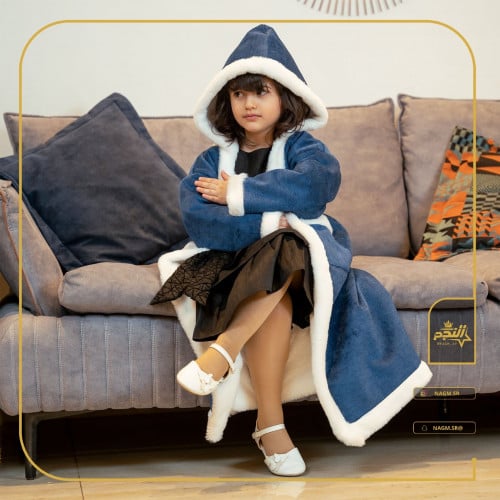 فروة شتوية فاخرة مع تطريز الاسم - متجر النجم