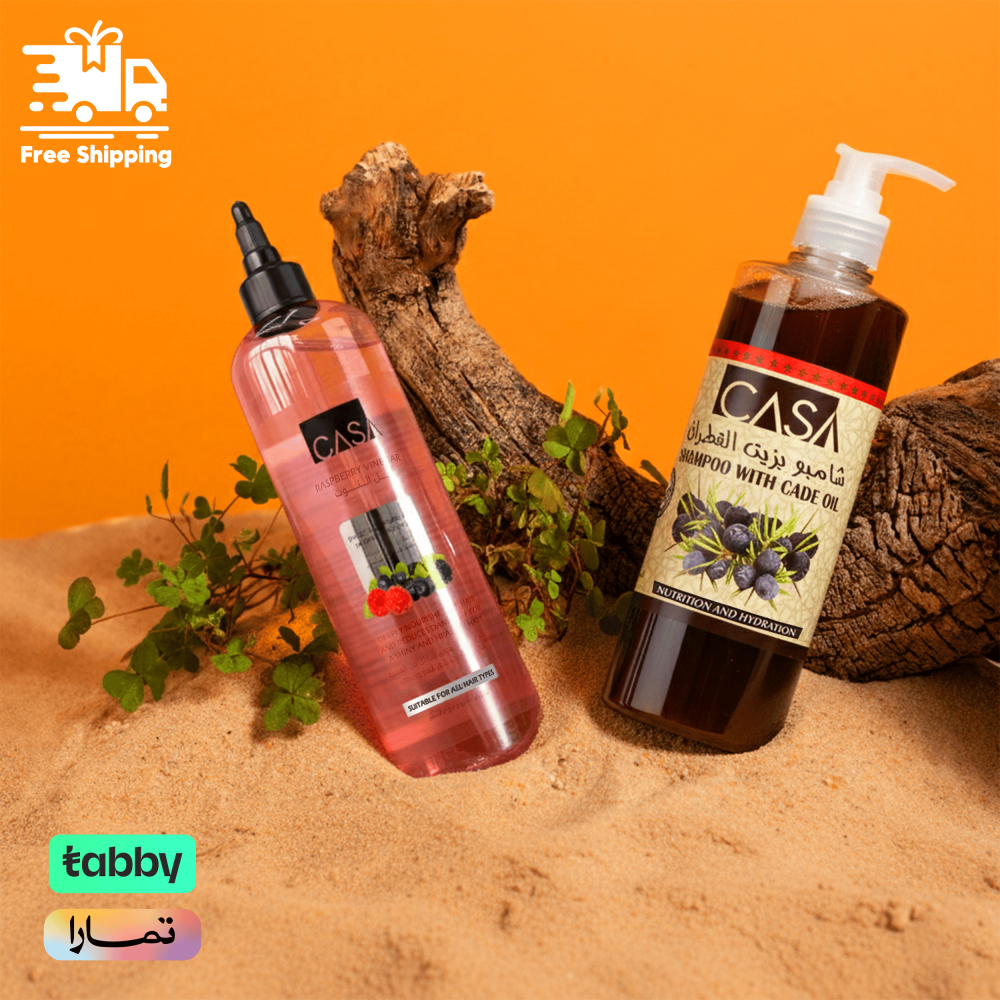 مجموعة القضاء على القشرة ومنح الشعر النعومة الطبيعية من كازا