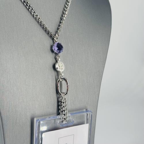 Id holder-silver&purple