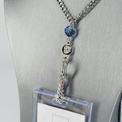 Id holder-silver&deepblue