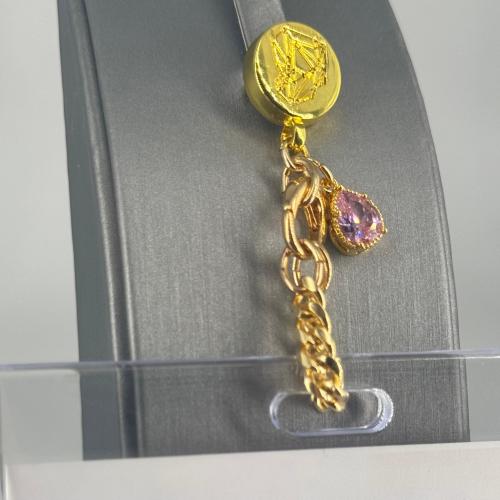 Id holderbrooch-gold&rose