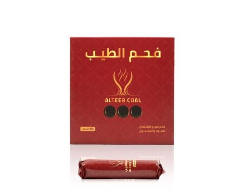فحم الطيب الحجم الوسط 40 قرص