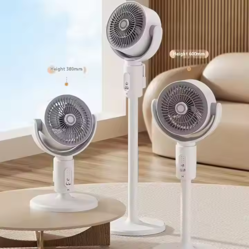 مروحة قابلة للتعديل بخمس سرعات وتحكم عن بعد وشحن U...