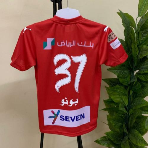 تيشيرت حارس الهلال ياسين بونو الجديد لون أحمر