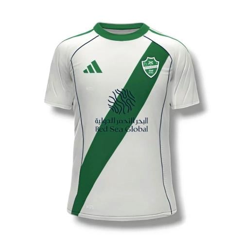 تيشيرت الأهلي السعودي الأبيض الجديد لموسم 2025-202...