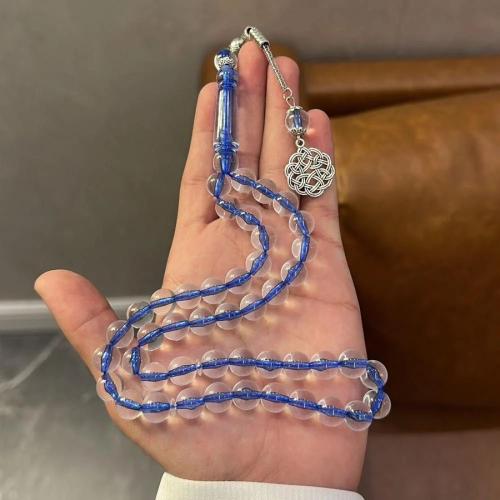 سبحة بكلايت ازرق مائي