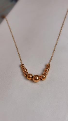 عقد البابلز ذهب صافي عيار 21