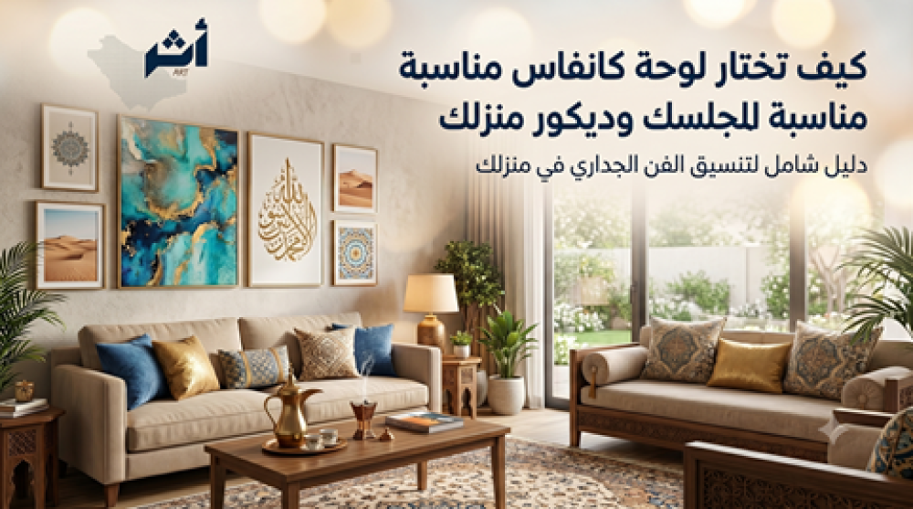 كيف تختار لوحة كانفاس مناسبة لمجلسك وديكور منزلك