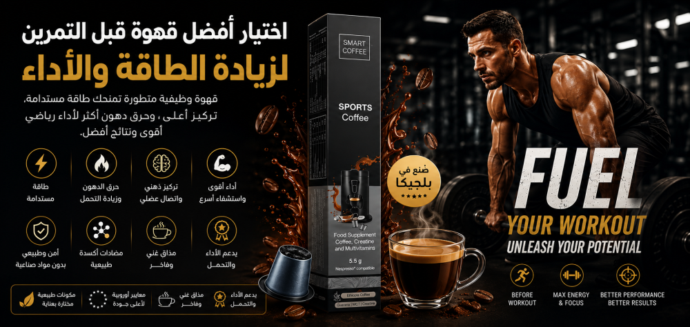اختيار أفضل قهوة قبل التمرين لزيادة الطاقة والأداء