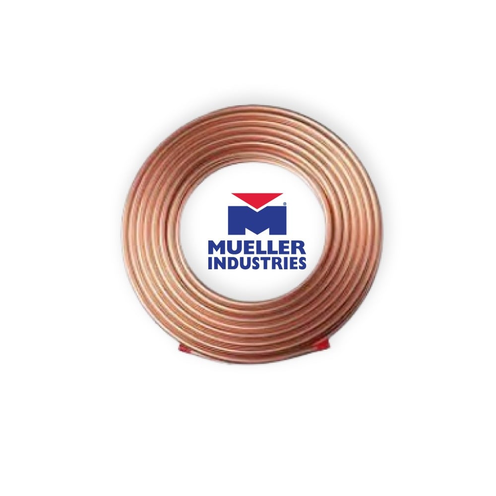 مواسير تمديدات نحاس Mueller الأمريكية ( لفة 15 متر ) مقاس (3/4)